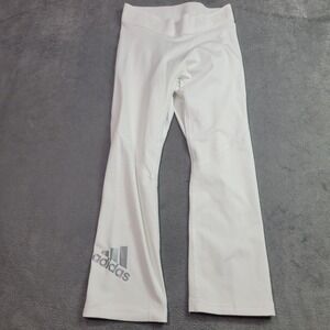 Adidas Alphaskin Climacool White Compression Pants Womens Small Training Yoga